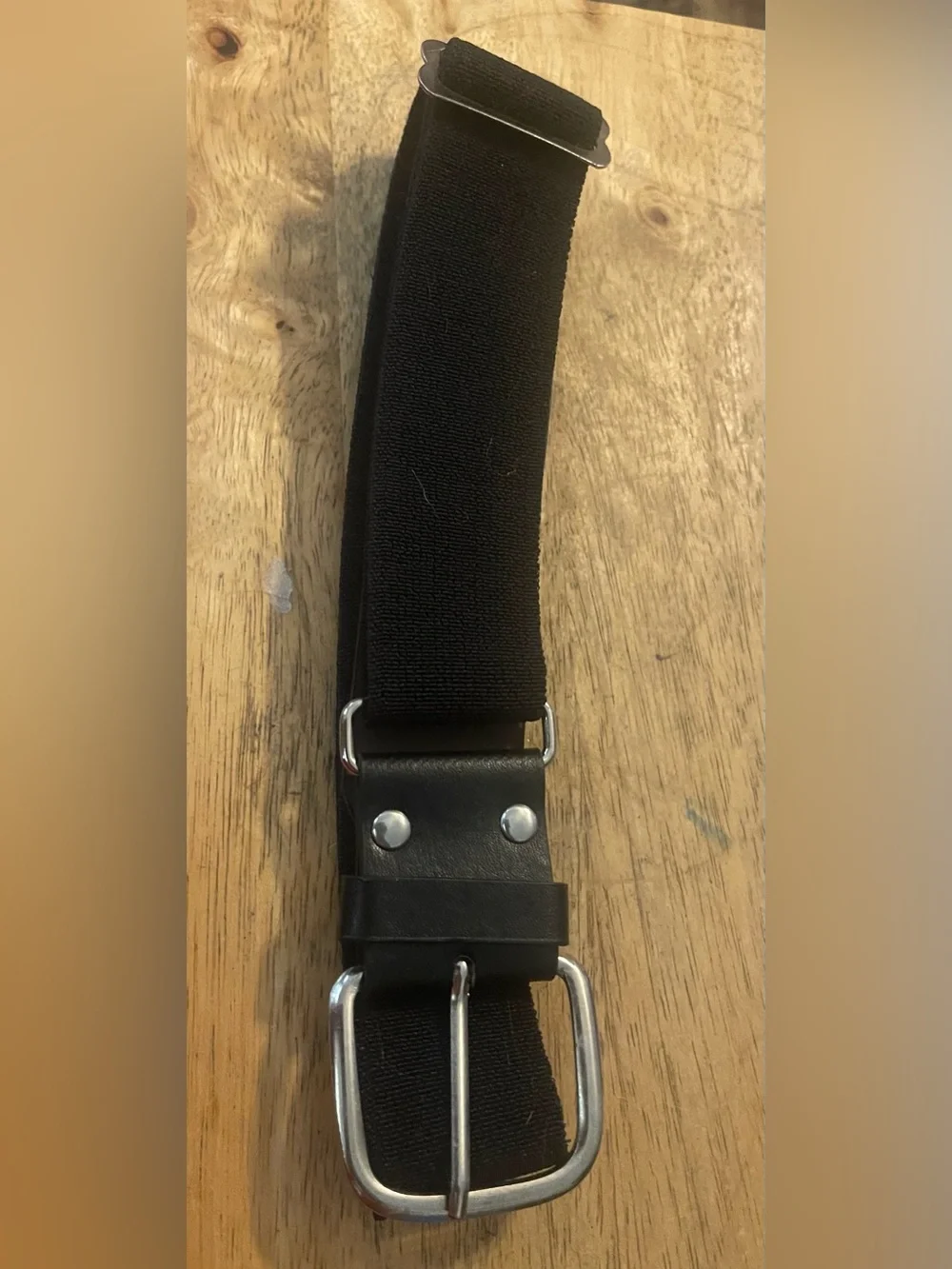 Baseball belt /black /adjustable- 41” long Boombah brand